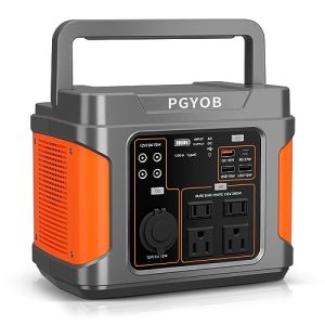 300W Portable Power Station, 296Wh Outdoor Solar Generator Backup Ternary Battery Pure Sine Wave Power Pack with AC/DC Outlet, PD USB-C Outlet for Home, Camping, RV, Blackout, CPAP