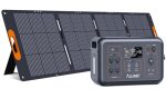 ALLWEI LiFePO4 Solar Generator 1200W with 1 * 200W Solar Panel Included, UPS Home Backup, 1008Wh Portable Power Station, 4 AC Outlet, Solar Battery Generator for RV Camping Outdoor Power Outage