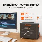 Jackery Explorer Kit 6000, Explorer 2000 Plus and 2X PackPlus E2000 Plus Expandable Battery, 6128 Wh LiFePO4 Battery with 3000W Output for Outdoor RV Camping and Home Emergency