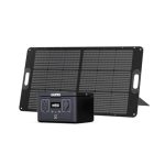 OUPES Solar Generator Exodus 600 with 100W Solar Panel Included, 256Wh Portable Power Station with 600W (1200W Peak) AC Outlets, LiFePO4 Battery Backup for Outdoor Camping, Trip, Power Outage