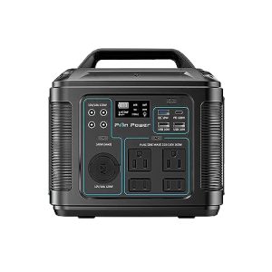 P302 portable power station 300W/296Wh solar generator, Pure Sine Wave 110V/300W AC Outlets, DC and USB Ports include PD 100W USB-C, Built-in LED Light, for Outdoor Camping Travel Emergency