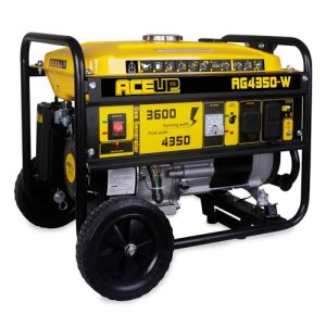 Portable Generator 4350 Watt Gas Powered Equipment with Wheels Kit, EPA & CARB Compliant