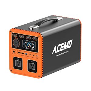 Portable Power Station 1340Wh LiFePO4 Power Station with 2x1500W(Surge 2500W) AC Outlets, 850W AC Inputs Fast Charging Solar Generator for Home Backup, Emergency, RV Outdoor Camping
