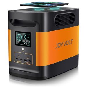 Portable Power Station 1500W, LFP Battery Backup 1228Wh Capacity, Solar Generator Charge 0-80% in 35 Mins, Battery Powered Generator for Home Use, Camping(JV1500)