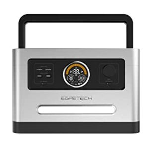 Sonic 1200W Portable Power Station, 1200W Power Station with 999Wh Battery Capacity, 8 Output Ports Mobile Power Station for Outdoor Use, Emergency and Travel (2400W Peak)