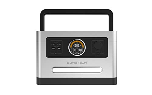 Sonic 1200W Portable Power Station, 1200W Power Station with 999Wh Battery Capacity, 8 Output Ports Mobile Power Station for Outdoor Use, Emergency and Travel (2400W Peak)