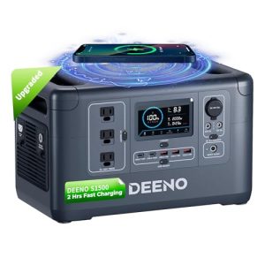 DEENO-S1500-Portable-Power-Station-1036Wh-LiFePO4-LFP-Battery-1500WPeak-3000W-Solar-Generator-0-100-Charging-in-2-Hours-UPS-Battery-Backup-for-Outdoor-Camping-RVs-Travel-Home-Use-Emergency-0