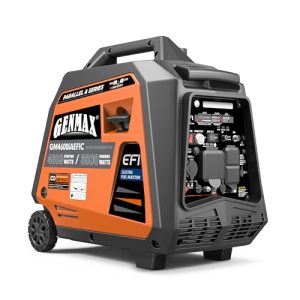 GENMAX Portable Inverter Generator，EPA Compliant, Eco-Mode Feature, Ultra Lightweight for Backup Home Use & Camping