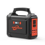 POWSTREAM-300W-Portable-Power-Station-Solar-Camping-Generator - 296Wh Lithium Ion Battery Power Supply with PD Fast Charging,110V AC Output LED Flashlight for CPAP Outdoors RVs Emergency Home Blackout