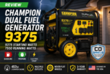 Champion Dual Fuel Generator 9375 Review